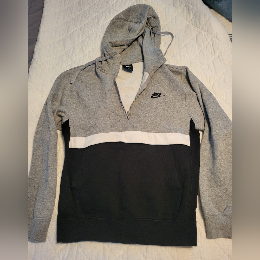 Nike half zip hoodie